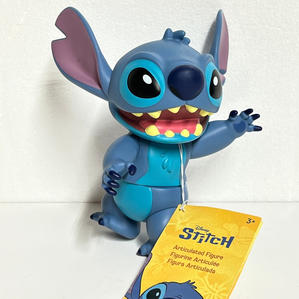 Disney Store Lilo & Stitch Articulated Figure 6 Inch Experiment 626 Blue Toy NWT